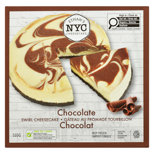 Ethan's NYC Cheesecake Frozen Swirl Cheesecake Strawberry