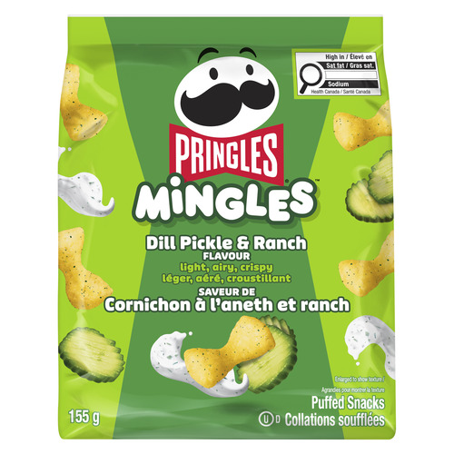 Pringles Dill Pickle & Ranch Mingles Puffed Snacks