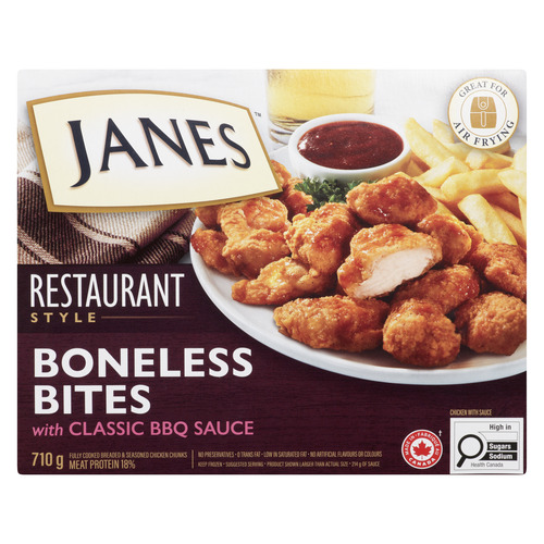Janes Frozen Chicken Boneless Bites Buffalo