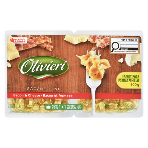 Olivieri Pasta Sacchettini Bacon & Cheese