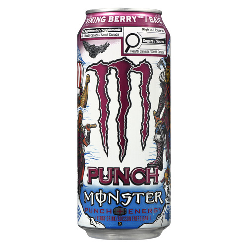 Buy Monster Punch Energy Drink Viking Berry 473 ml (can) | Foodland