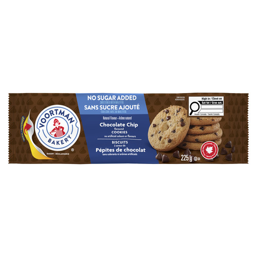 Voortman No Sugar Added Chocolate Chip Cookies