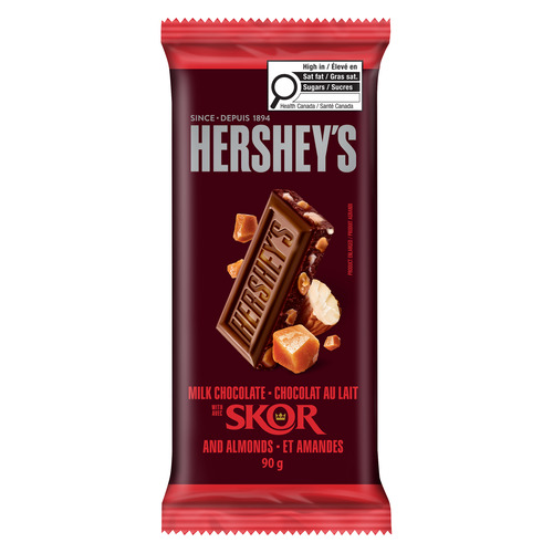 HERSHEY’S Milk Chocolate Almond Stuffed with SKOR bar