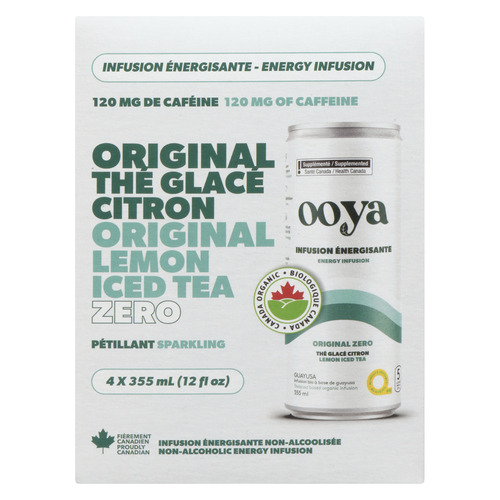 K•᷄ʚ•᷅OZU Buy Ooya Non Alcoholic Energy Infusion Original Lemon Iced Tea