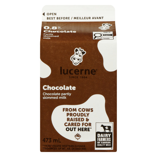 Lucerne 0.8% Partly Skimmed Milk Chocolate