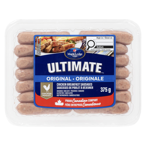 Maple Lodge Farms Frozen Ultimate Sausage Original Chicken