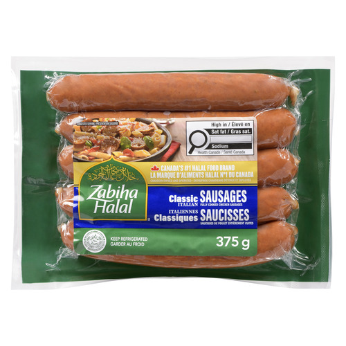 Zabiha Halal Classic Italian Chicken Sausages