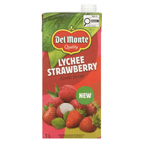 Del Monte Exotic Drink Lychee Strawberry