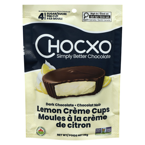 Buy Chocxo Organic Dark Chocolate Lemon Crème Cups 98 g | Safeway