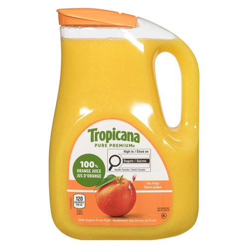 Buy Tropicana Pure Premium Orange Juice No Pulp 2.63 L | FreshCo