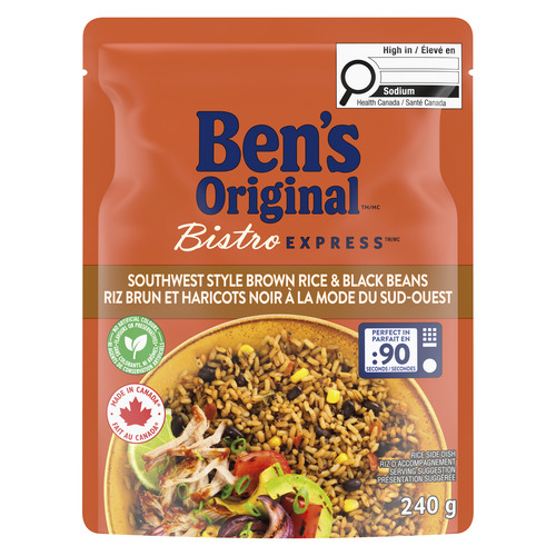 Ben's Original Rice & Pulses Southwest Style Brown Rice & Black Beans Side Dish
