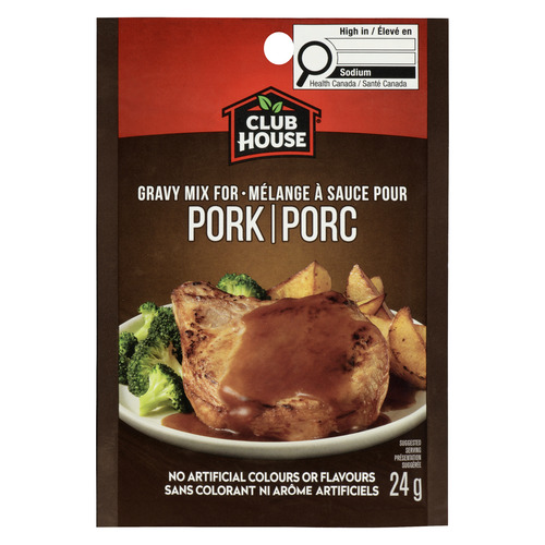 CLUB HOUSE Pork Gravy Mix - Less Salt