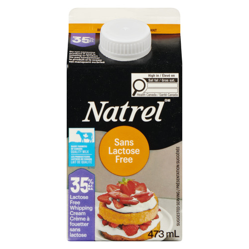 Buy Natrel Lactose-Free 35% Whipping Cream 473 ml | Safeway Canada