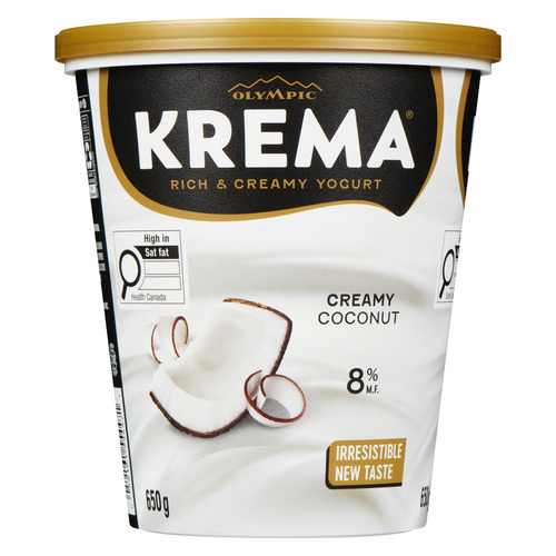 Buy Olympic Krema 8% Yogurt Creamy Coconut 650 g | Safeway Canada
