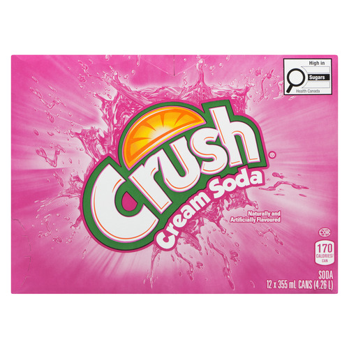 Crush Soft Drink Cream Soda