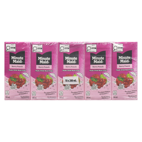 Buy Minute Maid Juice Berry Punch 10 x 200 ml (cartons) | IGA