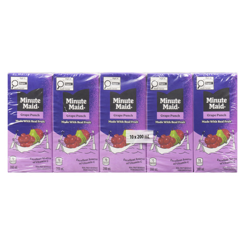 Minute Maid Juice Boxes - Grape Punch