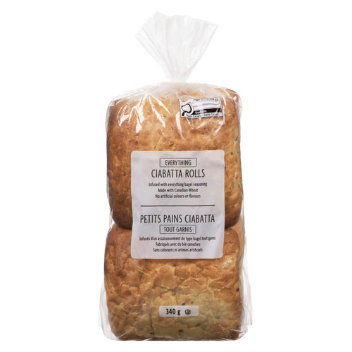Upper Crust Everything Ciabatta Buns