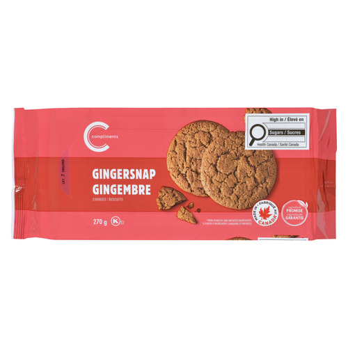 Compliments Cookies Gingersnap