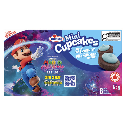 Hostess Mini Cupcakes Blue Raspberry Flavour