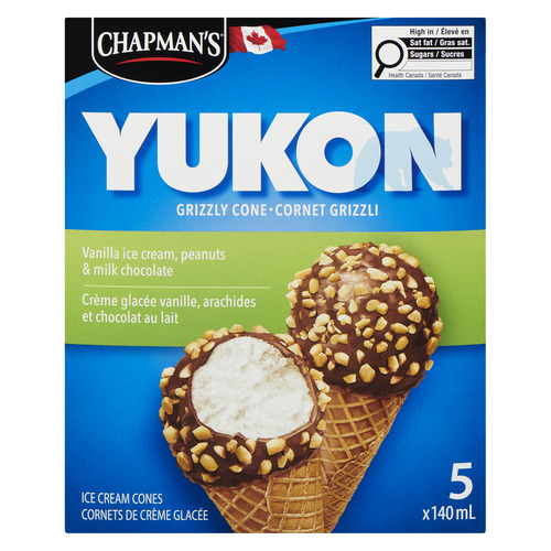 散歩　クリーム100g×5 Buy Chapman's Yukon Ice Cream Cones Vanilla And Peanut 5 x 140 ml