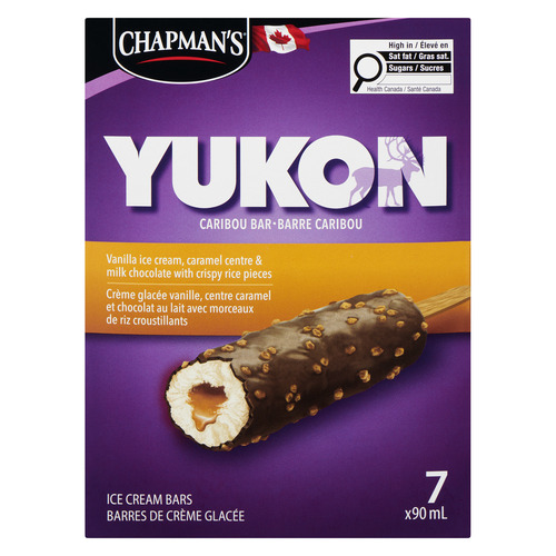 Chapman's Ice Cream Bars Yukon Caribou