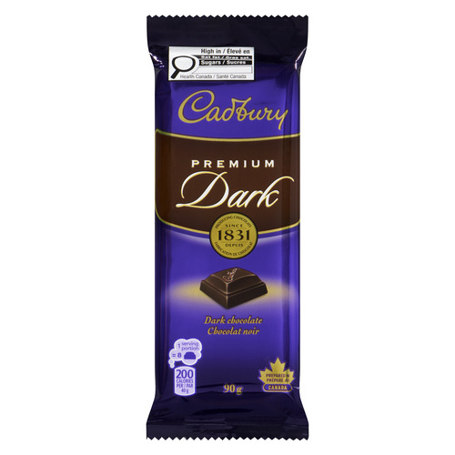 Cadbury Premium Dark Chocolate Bar