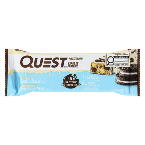 Buy Quest Nutrition Protein Bar Dipped Cookies & Cream 50 g