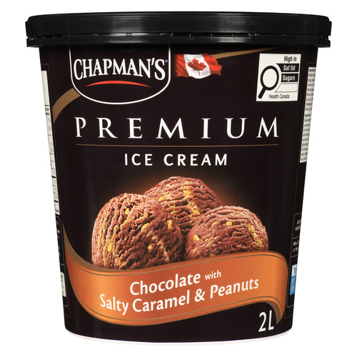 Buy Chapman's Premium Ice Cream Chocolate Salted Caramel & Peanuts