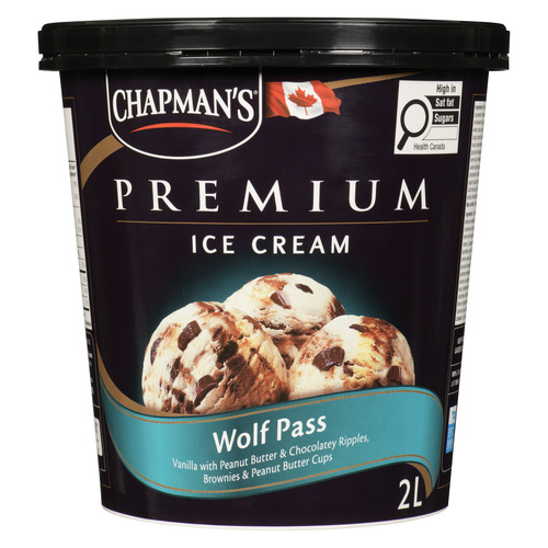 Buy Chapman's Premium Ice Cream Wolf Pass 2 L | Foodland