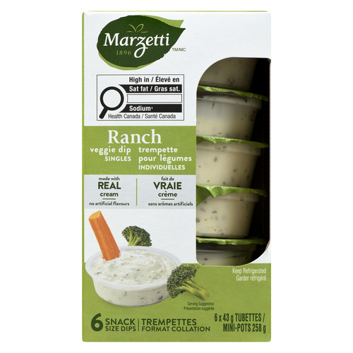 Marzetti Veggie Ranch Dip Snack Pack