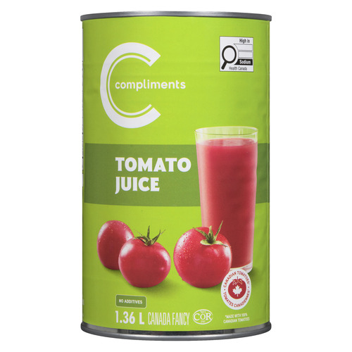 Buy Compliments Juice Tomato 1.36 L (can) | FreshCo