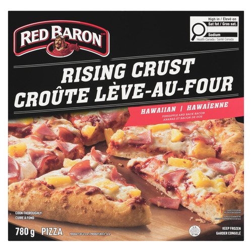 Red Baron Frozen Pizza Rising Crust Hawaiian