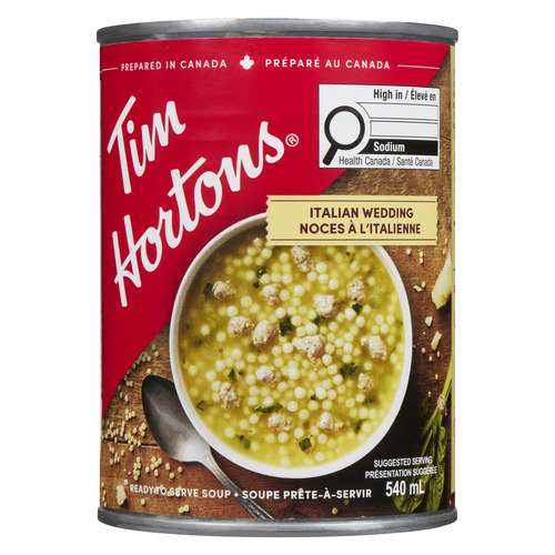Tim Hortons Ready To Serve Soup Italian Wedding