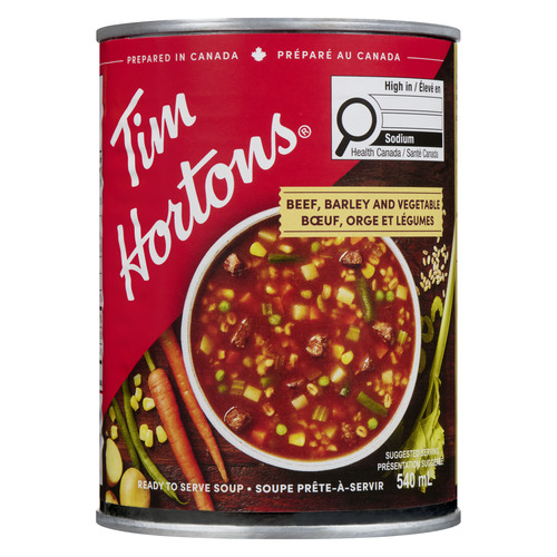 Tim Hortons Beef, Barley and Vegetable Soup