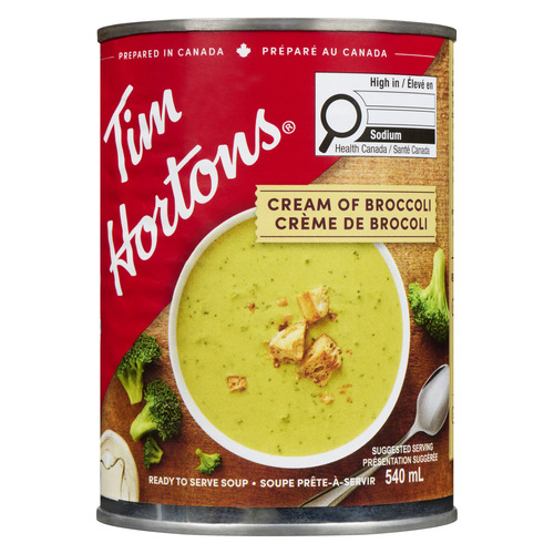Tim Hortons Cream of Broccoli Soup