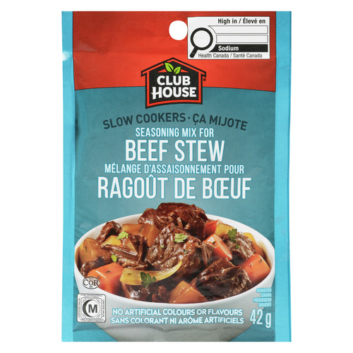 Club House Slow Cookers Beef Stew Seasoning Mix
