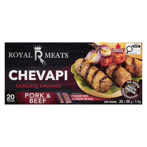 Royal Frozen Pork & Beef Chevaps