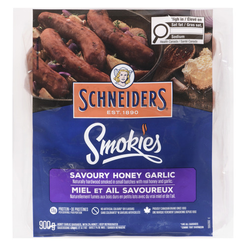 Schneider Smokies Smoked Sausage Honey Garlic