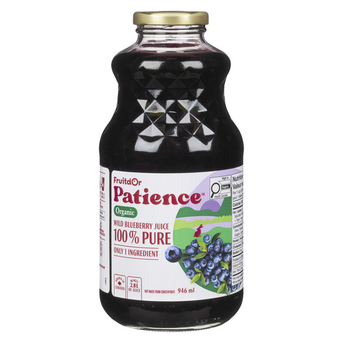 Patience Fruit & Co. Organic Pure Juice Wild Blueberry