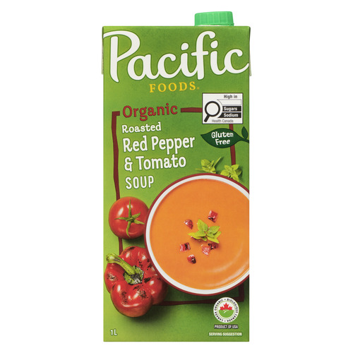 Pacific Foods Organic Roasted Red Pepper & Tomato Soup