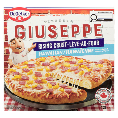 Buy Dr. Oetker Giuseppe Frozen Pizza Rising Crust Hawaiian 730 g