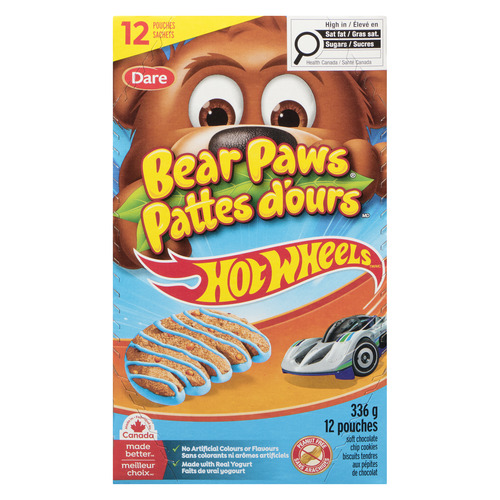 Dare Hot Wheels Bear Paws Cookies