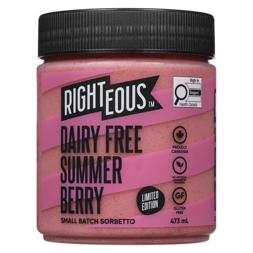 Righteous Gelato Summer Berry Sorbetto