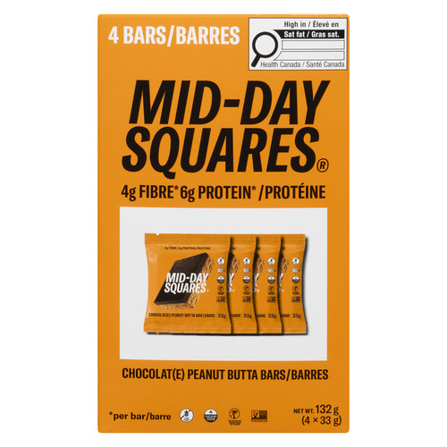 Mid-Day Squares Chocolate Peanut Butta Bars