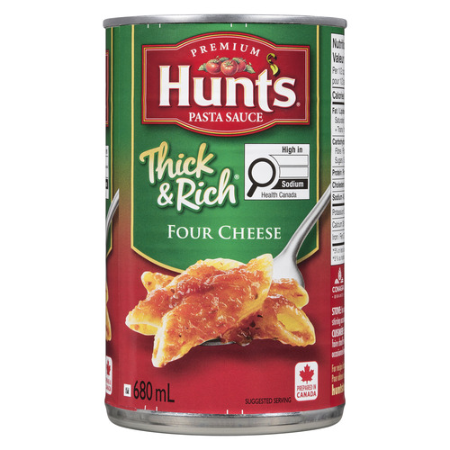 Hunt's Pasta Sauce, Thick & Rich Four Cheese