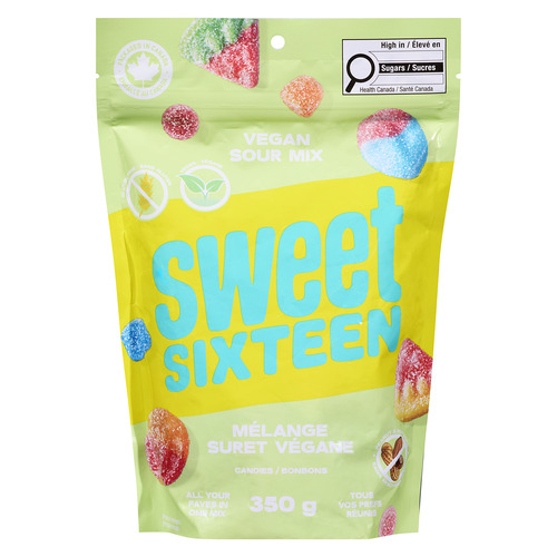 Buy Sweet Sixteen Vegan Mix Candy Sour 350 g | IGA