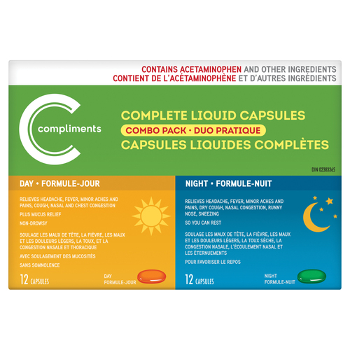 Buy Compliments Capsules Complete Liquid Combo Pack 24 Count | Sobeys Inc.