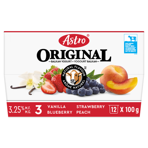 Astro Original 3.25% Yogurt Balkan Style Peach