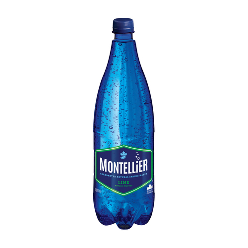 Montellier Sparkling Water Lime 1 L (bottle)